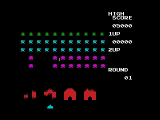 Space Invaders [Falcon030] atari screenshot